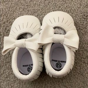 Baby faux leather shoes brand new